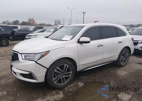 2017 Acura Mdx Advance Entertainment Pkgs z USA, uszkodzony, nr VIN 5FRYD4H9XHB025971